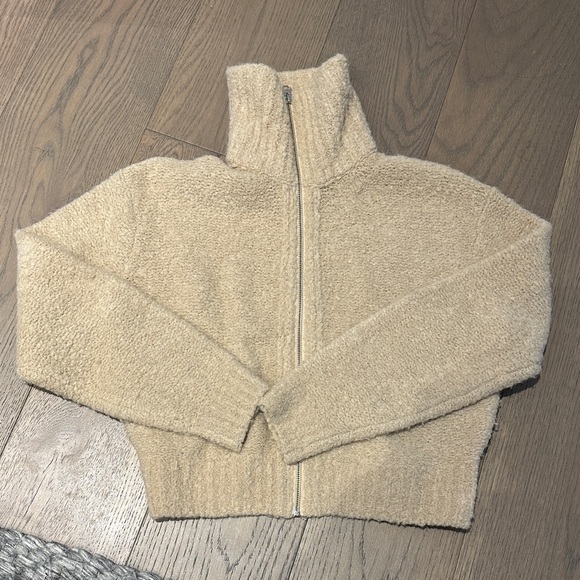 Wilfred Sweaters - Wilfred free (Aritzia) Tan Cowl Neck Sweater